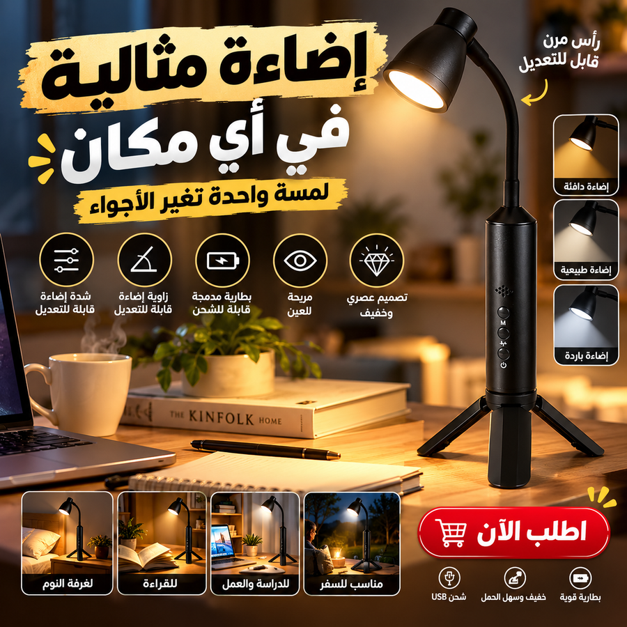 اباجوره LED المحموله