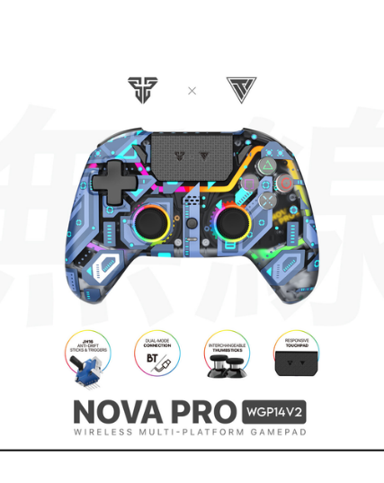 Fantech Nova Pro WGP14V2 Wireless Gaming Controller - Multi-Platform RGB Gamepad