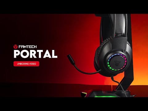 Fantech PORTAL-HQ55 Gaming Headset – 3.5mm + USB (Black)