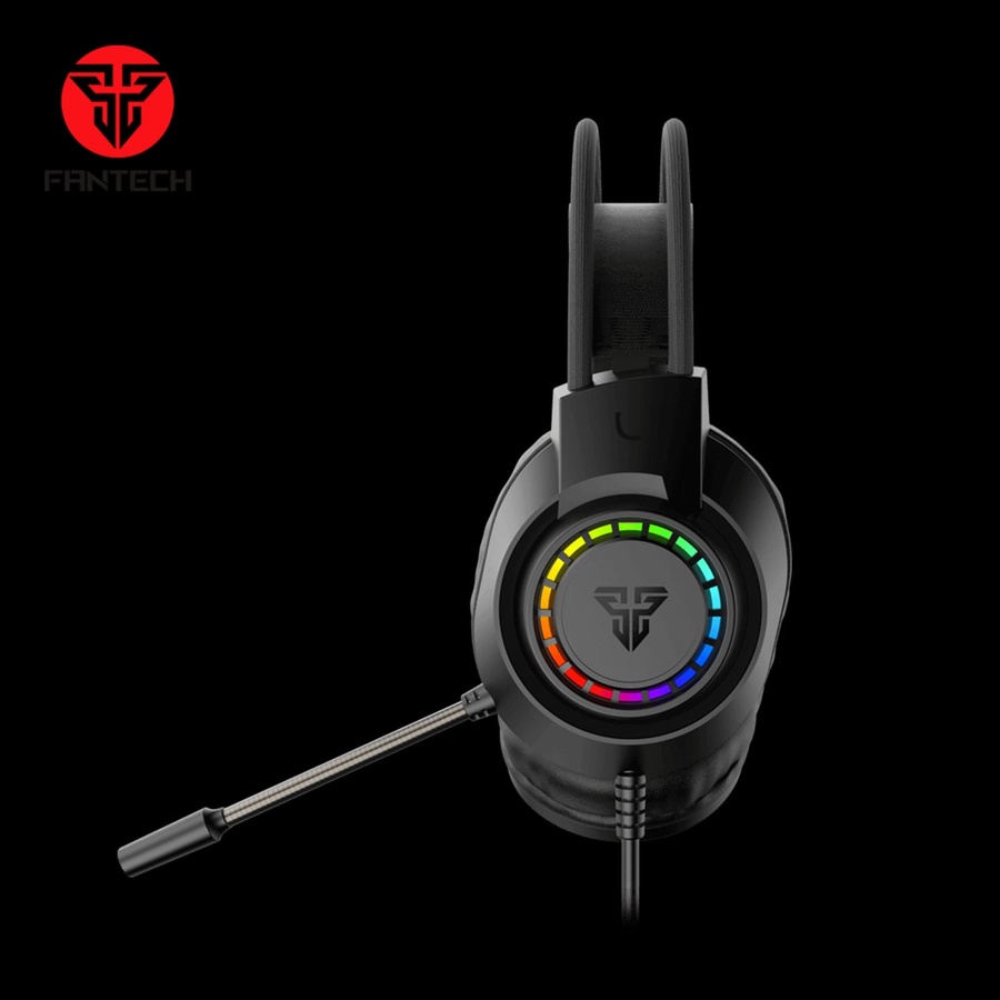 Fantech PORTAL-HQ55 Gaming Headset – 3.5mm + USB (Black)