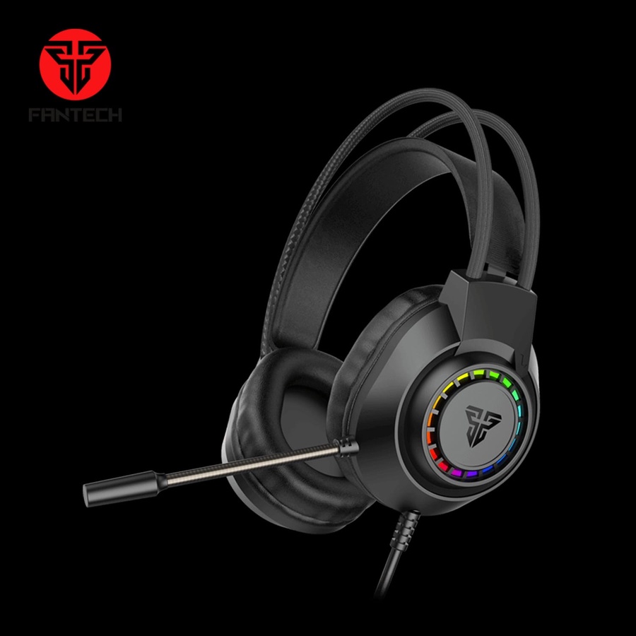Fantech PORTAL-HQ55 Gaming Headset – 3.5mm + USB (Black)