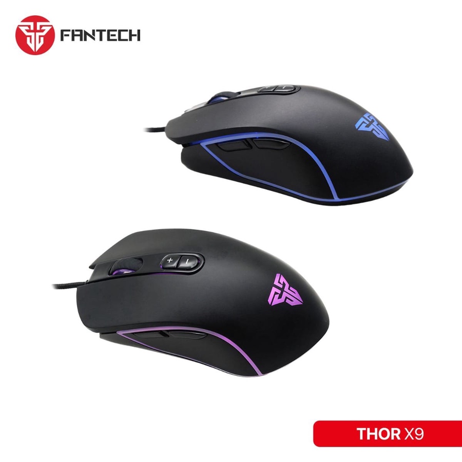 Fantech THOR X9 Wired Gaming Mouse – USB (Black)