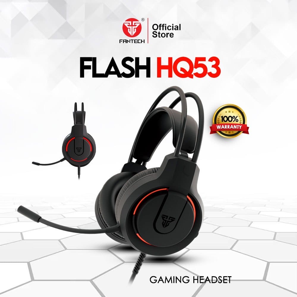 FLASH-HQ53 Gaming Headset – 3.5mm + USB 