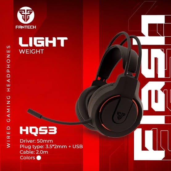  FLASH-HQ53 Gaming Headset – 3.5mm + USB 