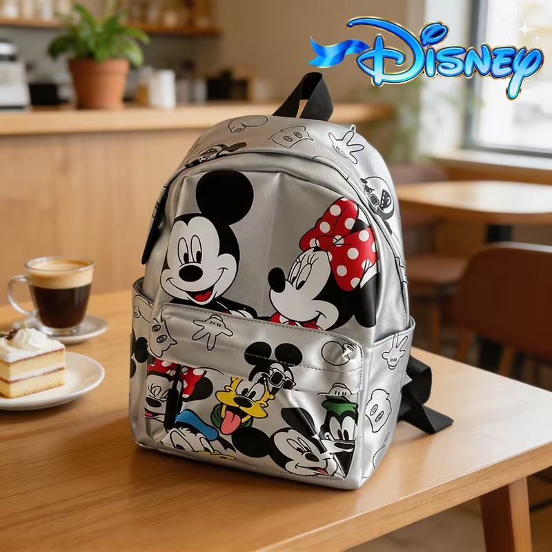 شنطة ظهر (Backpack) أطفال  بتصميم ميكي وميني ماوس - جلد فاخر  ومستورد | Demand & Beyond