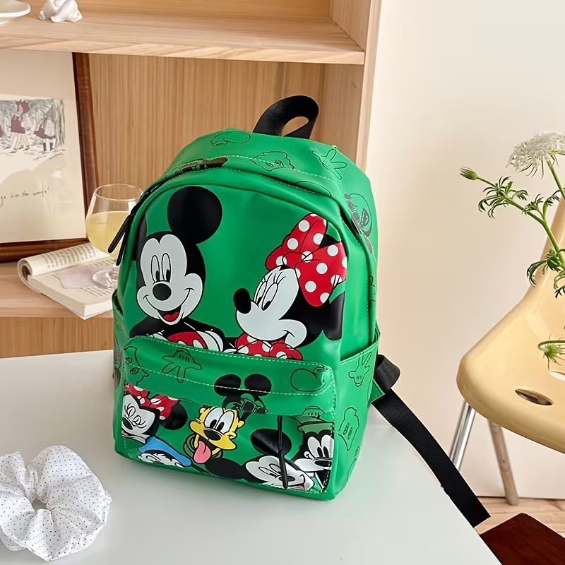 شنطة ظهر (Backpack) أطفال  بتصميم ميكي وميني ماوس - جلد فاخر  ومستورد | Demand & Beyond