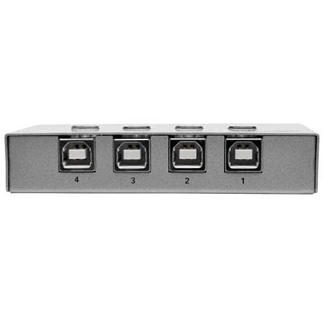 AVVA 4 Port USB Printer Sharing Switch 