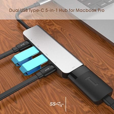 5in-1 USB-C hub with  HDMI, USB3.0 , PD High Speed Transmission Multi-Function Converter Adapter