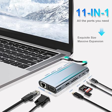 11in1 USB C hub Adapter 