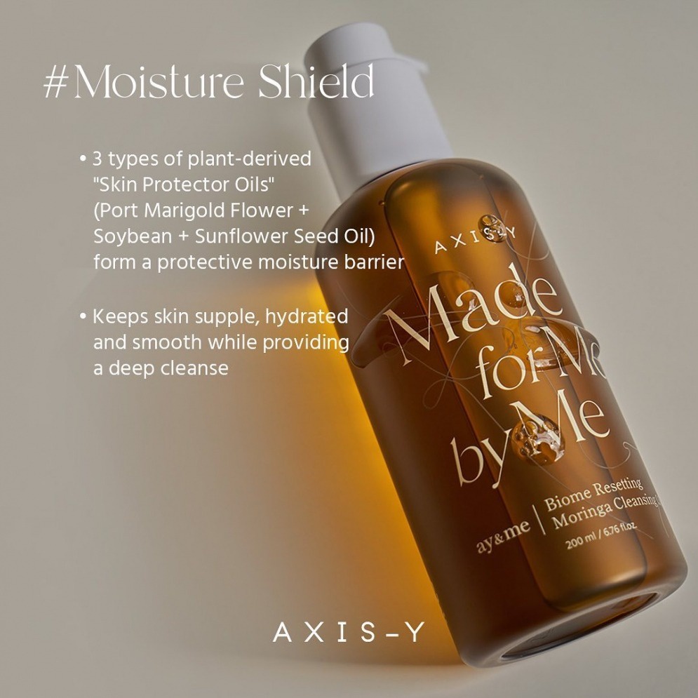 axis y made for me by me BIOME RESETTING MORINGA CLEANSING OIL 200ML