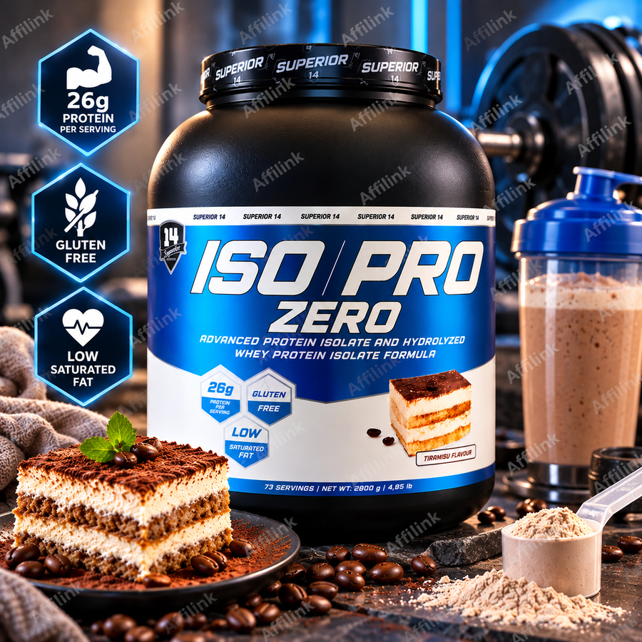 بروتين ISO PRO ZERO بنكهة التيراميسو