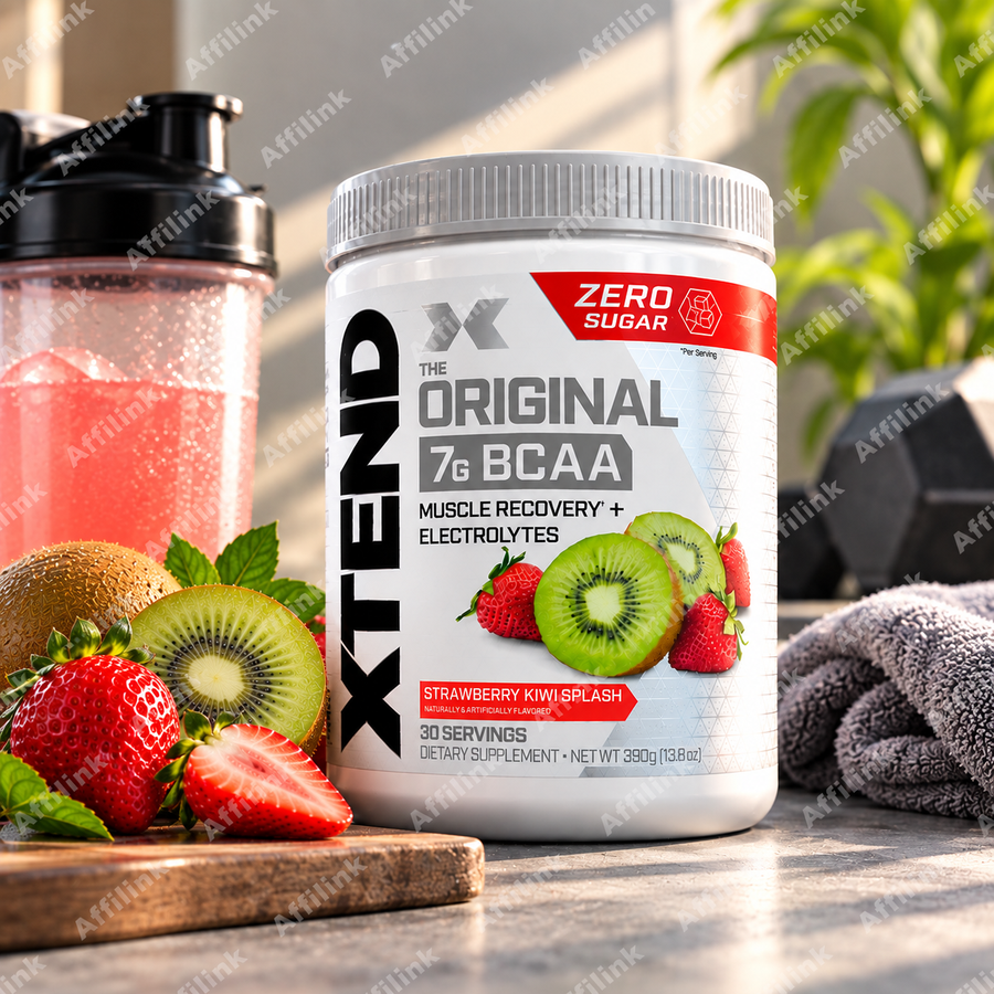 XTEND The Original 7G BCAA بنكهة الفراولة والكيوي – 390 غرام