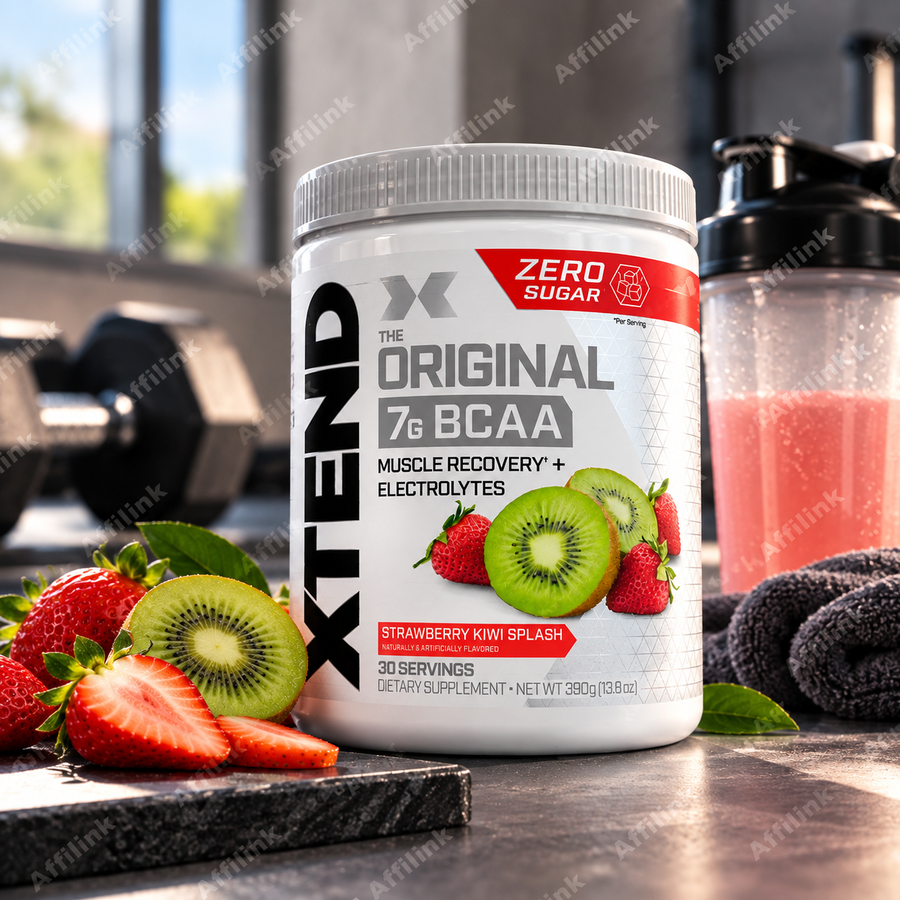 XTEND The Original 7G BCAA بنكهة الفراولة والكيوي – 390 غرام
