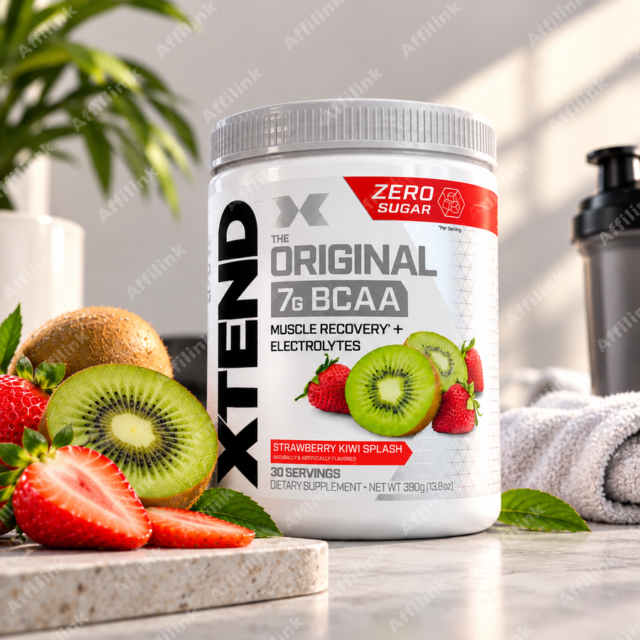 XTEND The Original 7G BCAA بنكهة الفراولة والكيوي – 390 غرام