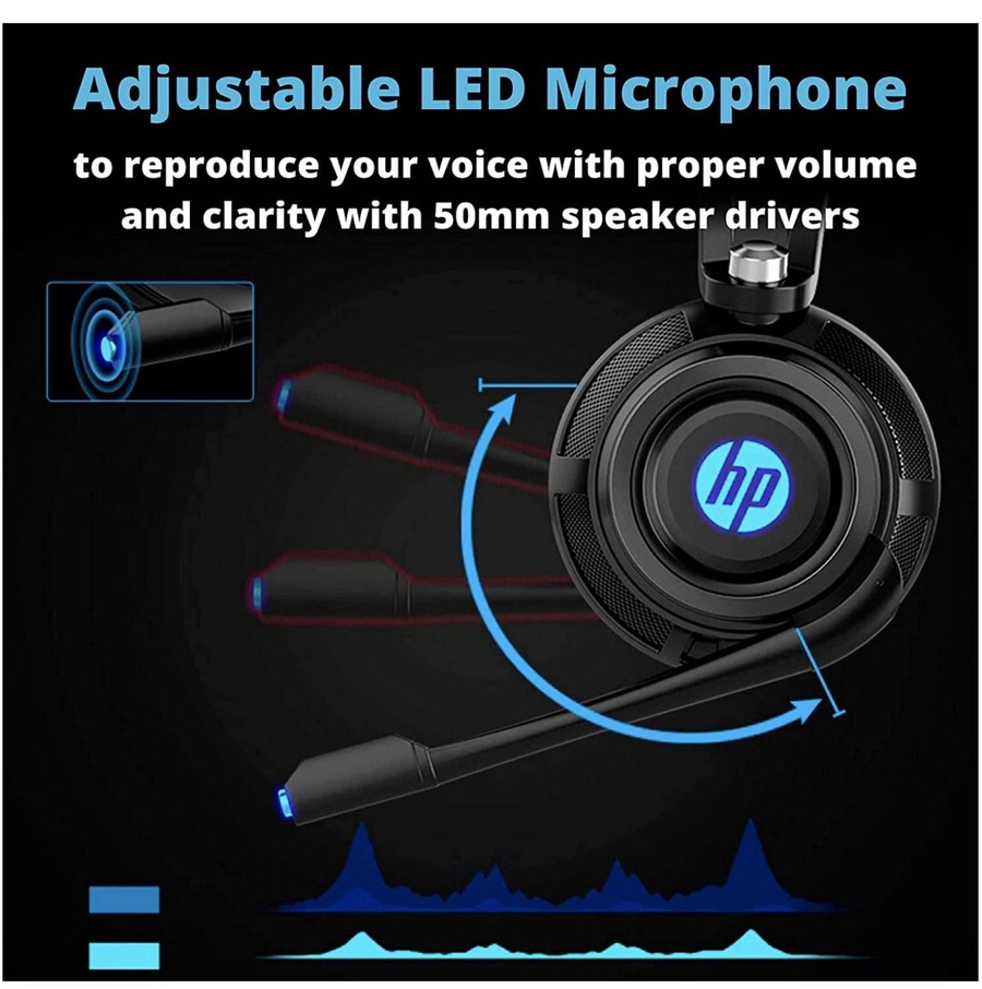 HP H200S Gaming Headset – 3.5mm + USB Lighting 