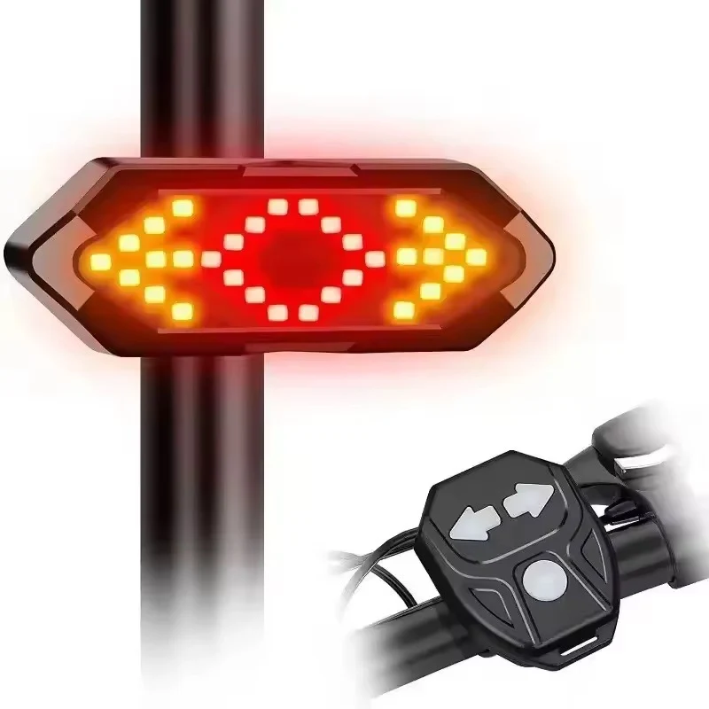  USB Bicycle Front Light & Horn 2-in-1 – 120dB Alarm with 3 Light Modes
