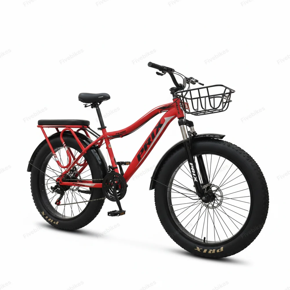  PRIX 26400 Fat Bike 26 Inch - 21 Speed Mountain Bike