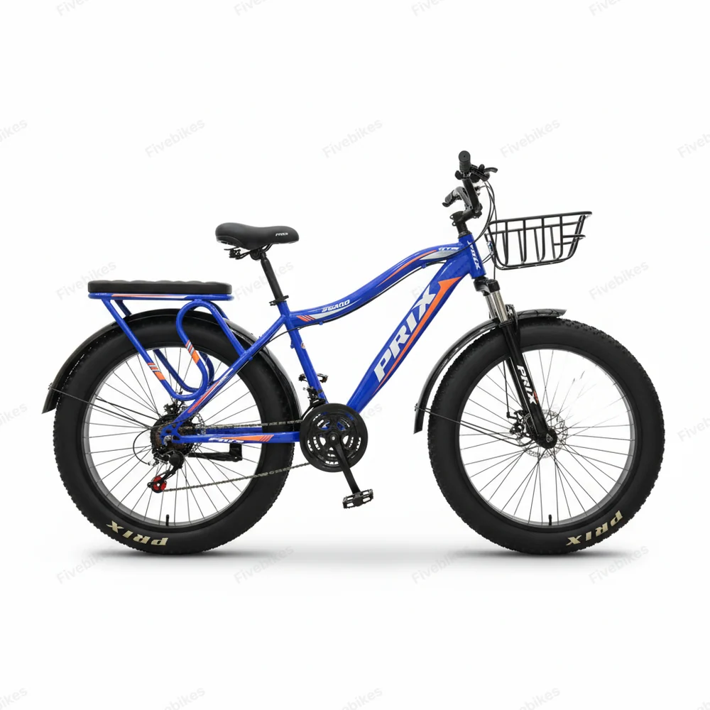  PRIX 26400 Fat Bike 26 Inch - 21 Speed Mountain Bike