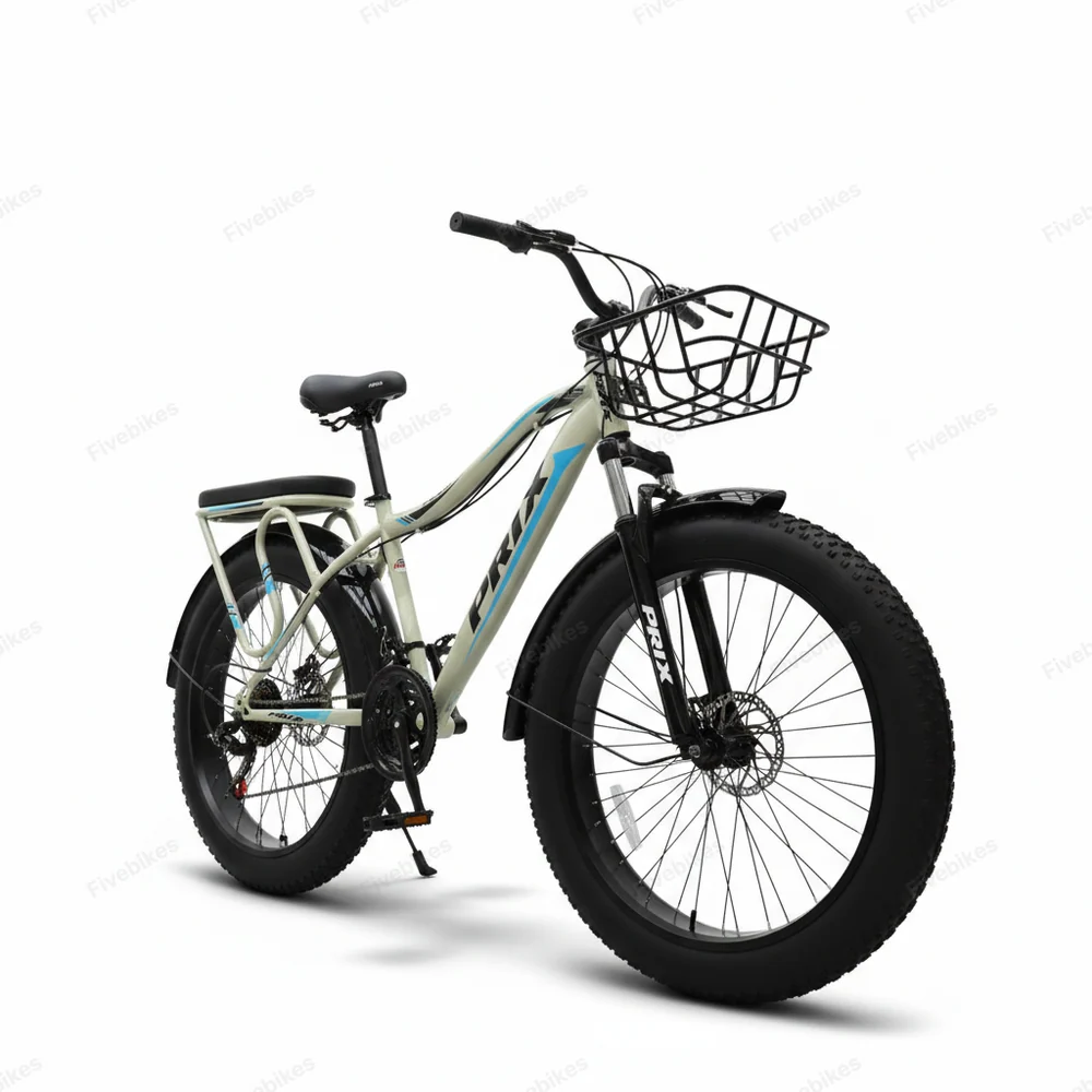  PRIX 26400 Fat Bike 26 Inch - 21 Speed Mountain Bike