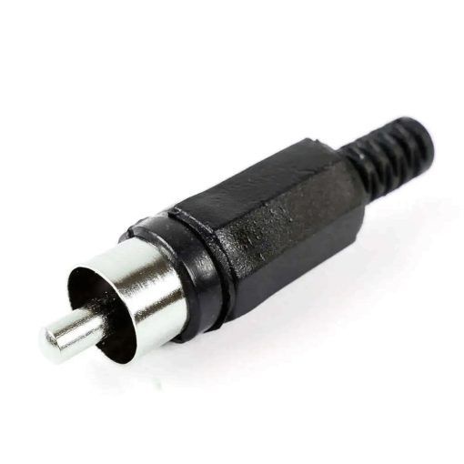 RCA Jack Male Black