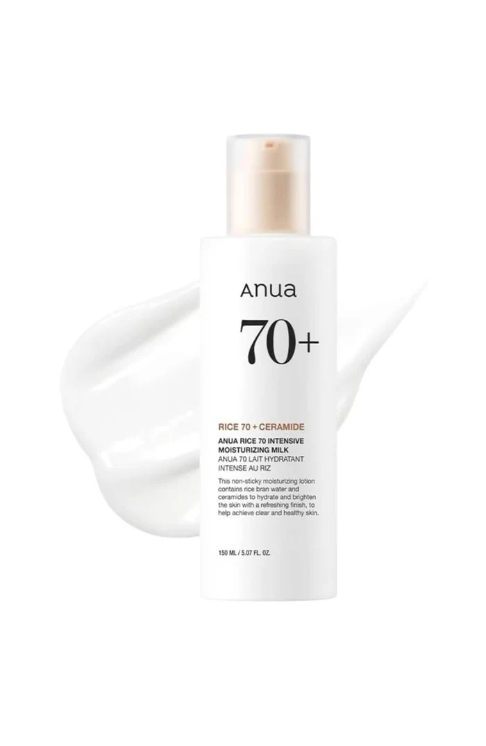 ANUA RICE 70+ INTENSE MOISTURIZING MILK | أنوا الأرز 70+ INTENSE MOISTURIZING MILK