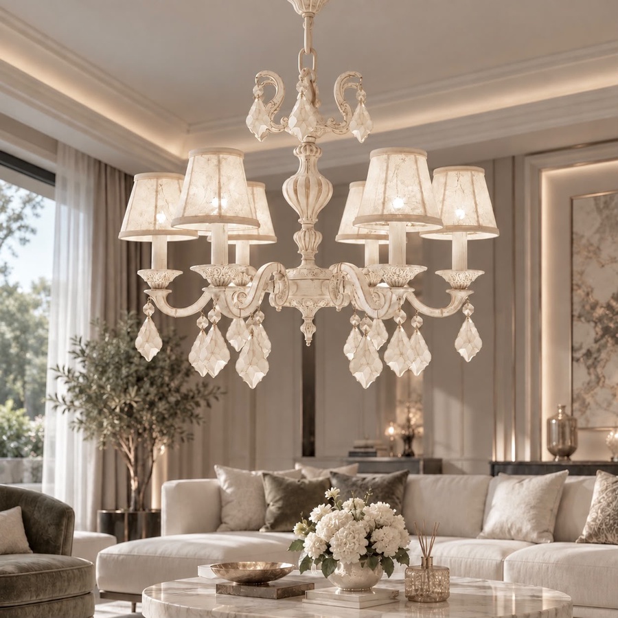 AMESTERDAM WHITE CHANDELIER