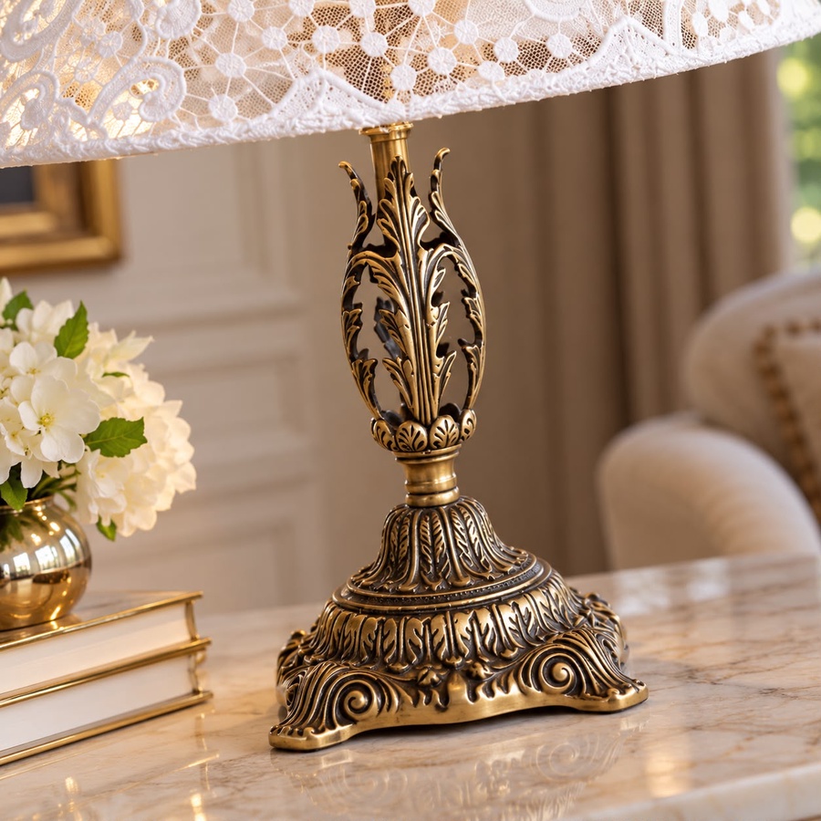 BRASS TABLE LAMPS