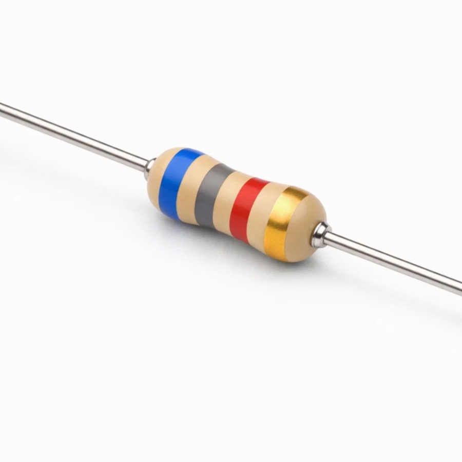 Carbon Resistor 6.8kΩ 0.125W Through Hole