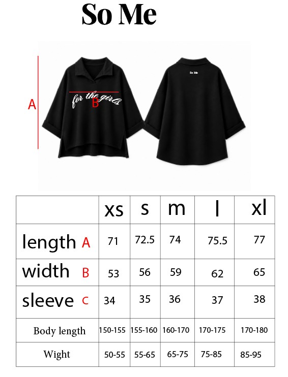 BLACK Oversized Polo Sweatshirt 