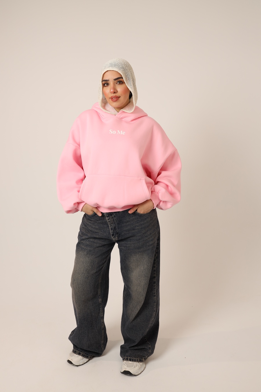 Pink Graphic Hoodie