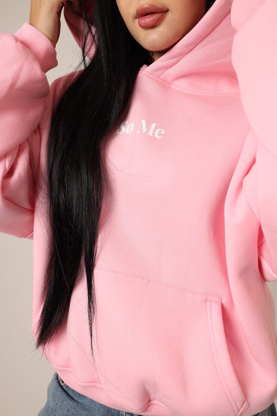 Pink Graphic Hoodie