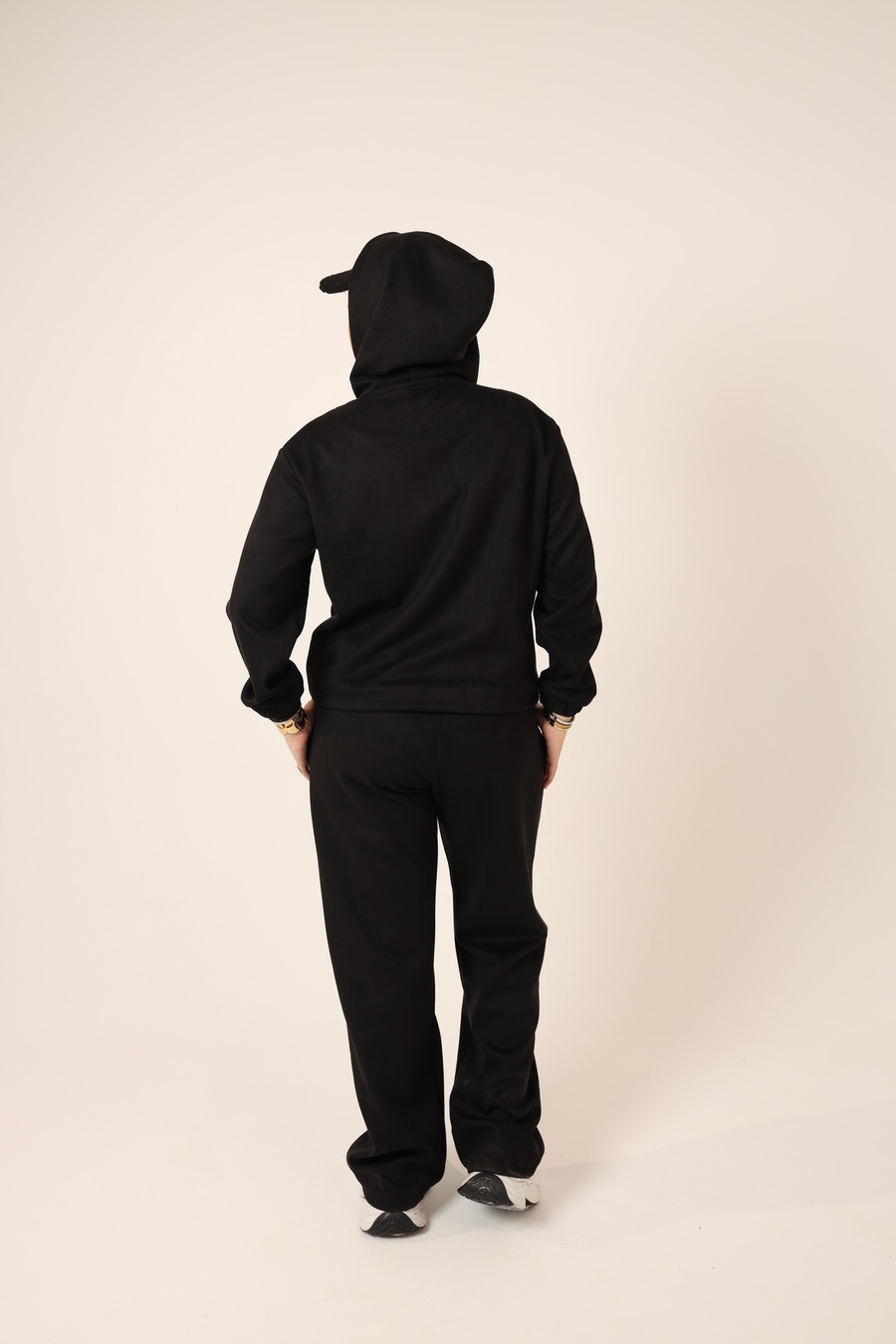 Black Zip-Up Tracksuit