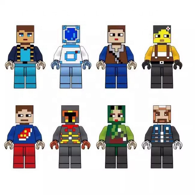 Minecraft characters - 12pcs