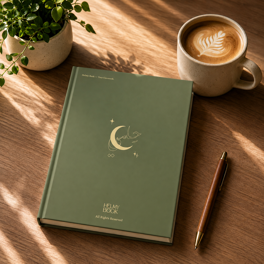 Helmy Book Notebook — Green