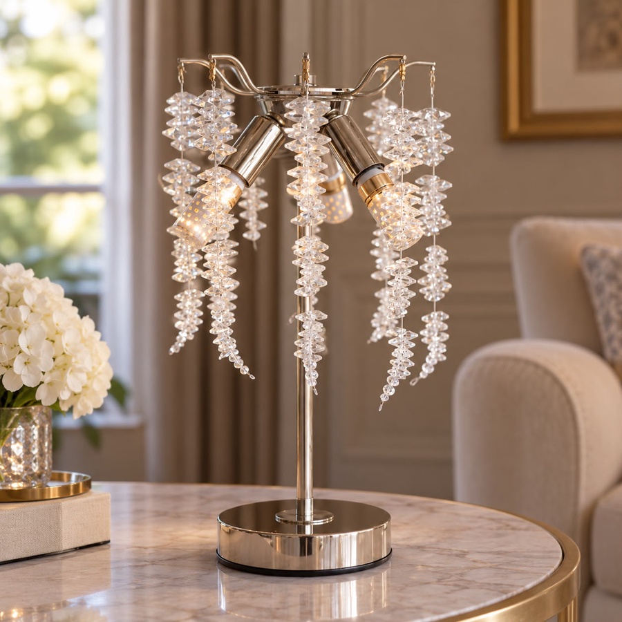 CRY.TABLE LAMP MODEL - 65336