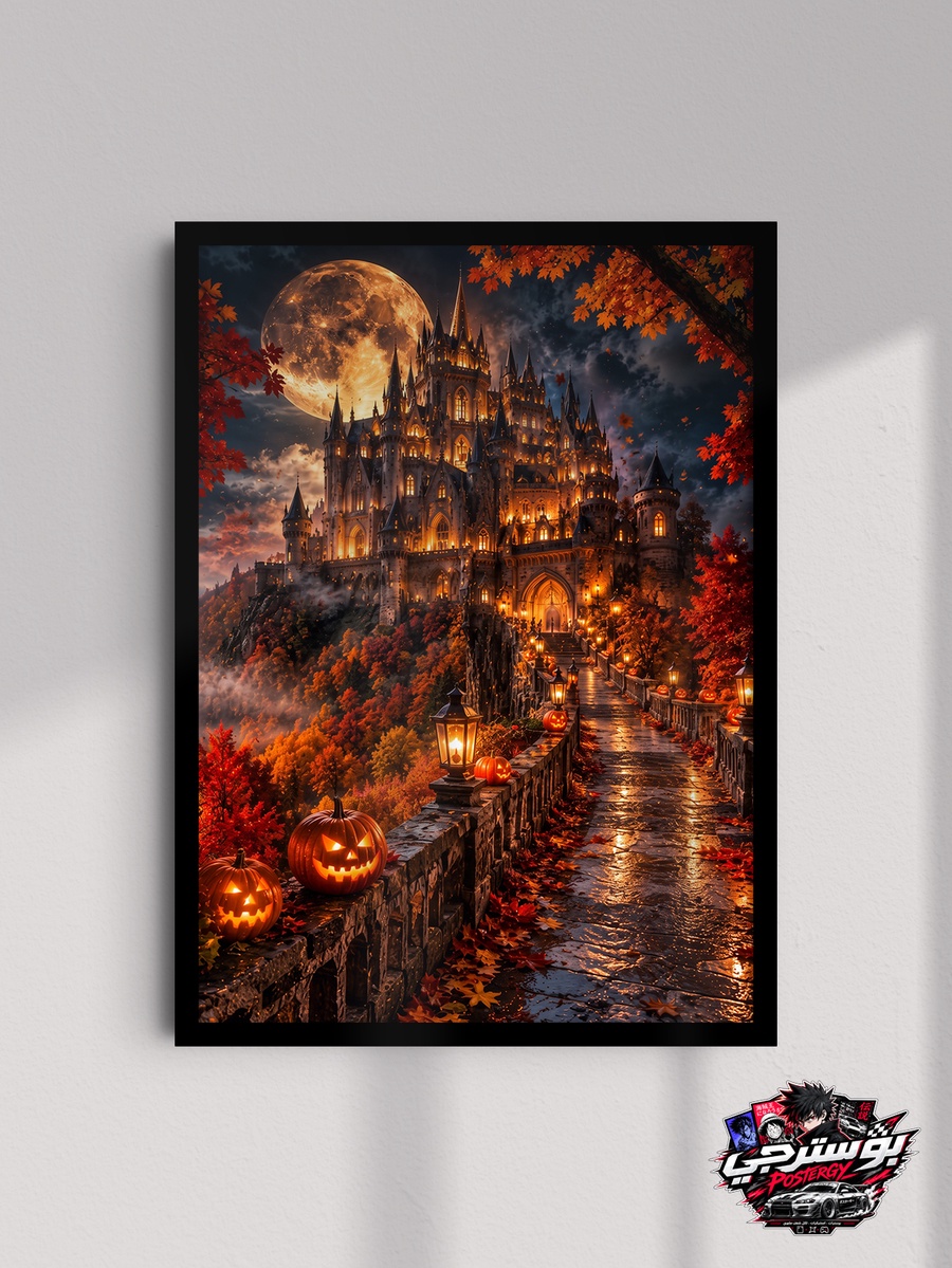 بوستر Haunted Castle – قلعة الخريف الغامضة 🎃🏰