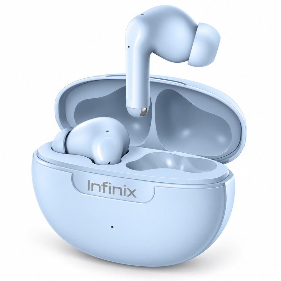 Infinix XBuds H5 XE36 سماعات لاسلكية ببطارية 30 ساعة وBluetooth 6.0