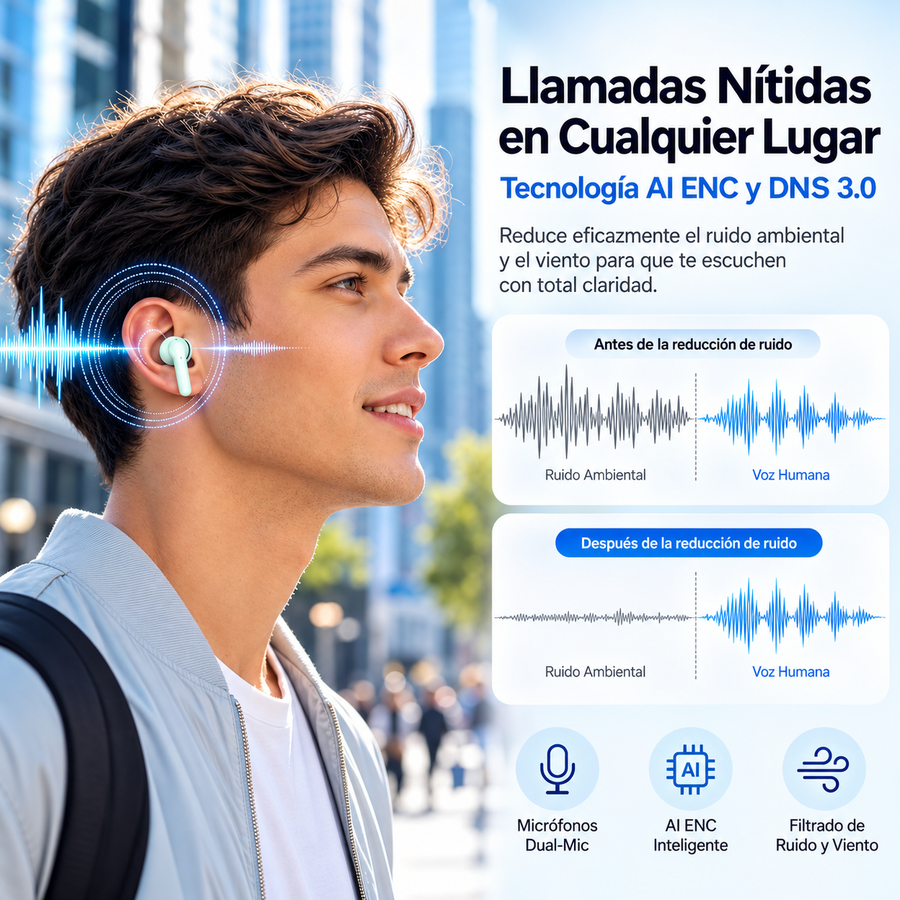 Infinix XBuds H5 XE36 سماعات لاسلكية ببطارية 30 ساعة وBluetooth 6.0
