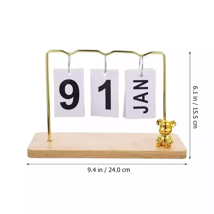 تقويم مكتبي دائم بتصميم أنيق