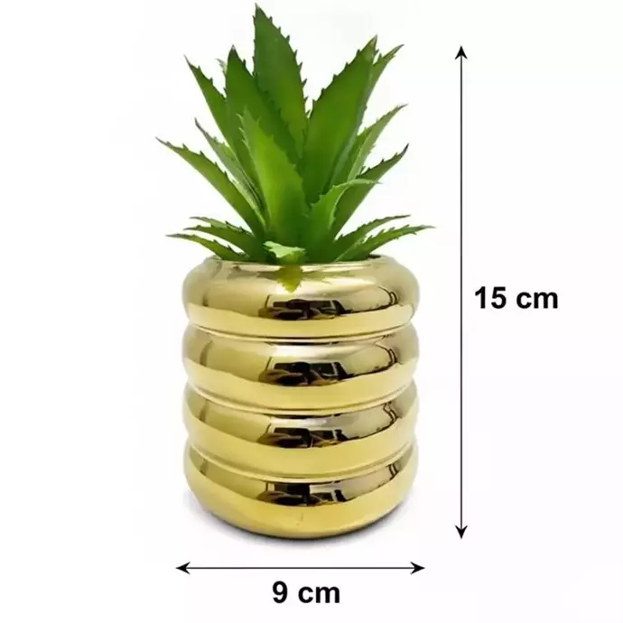 أصيص نباتات صناعية بتصميم عصري