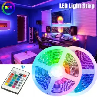 شريط LED بطول 10 أمتار مع وحدة تحكم عن بُعد وتطبيق بلوتوث