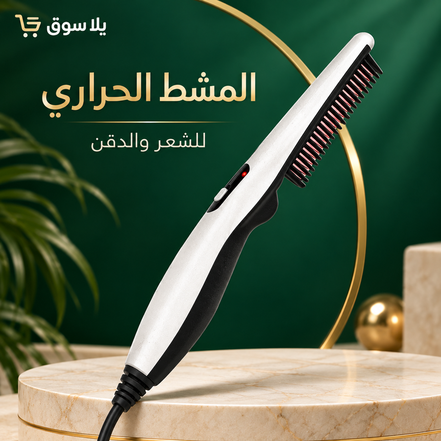 المشط الحراري للشعر والدقن