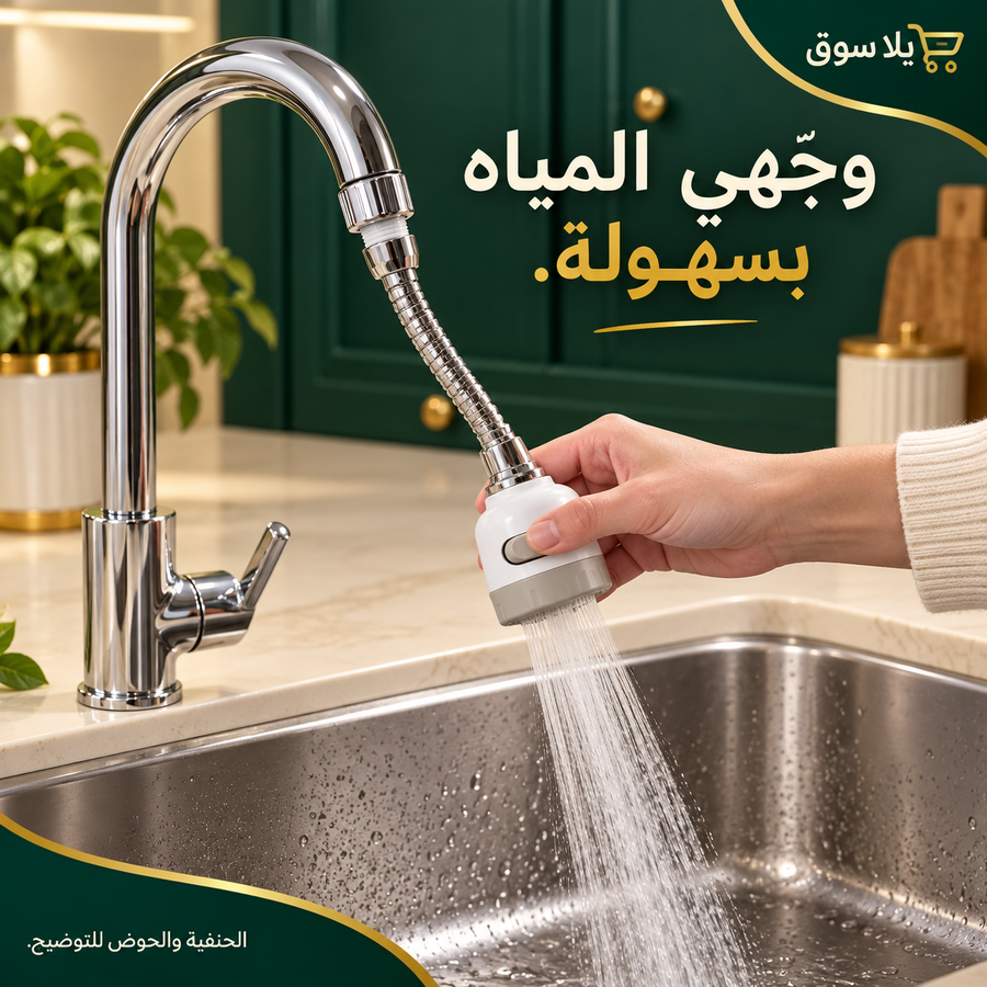 وصلة حنفيه متحركه