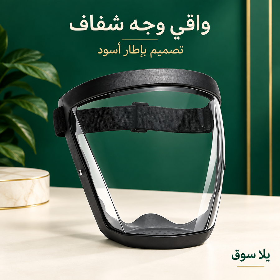 واقي وجه كامل شفاف