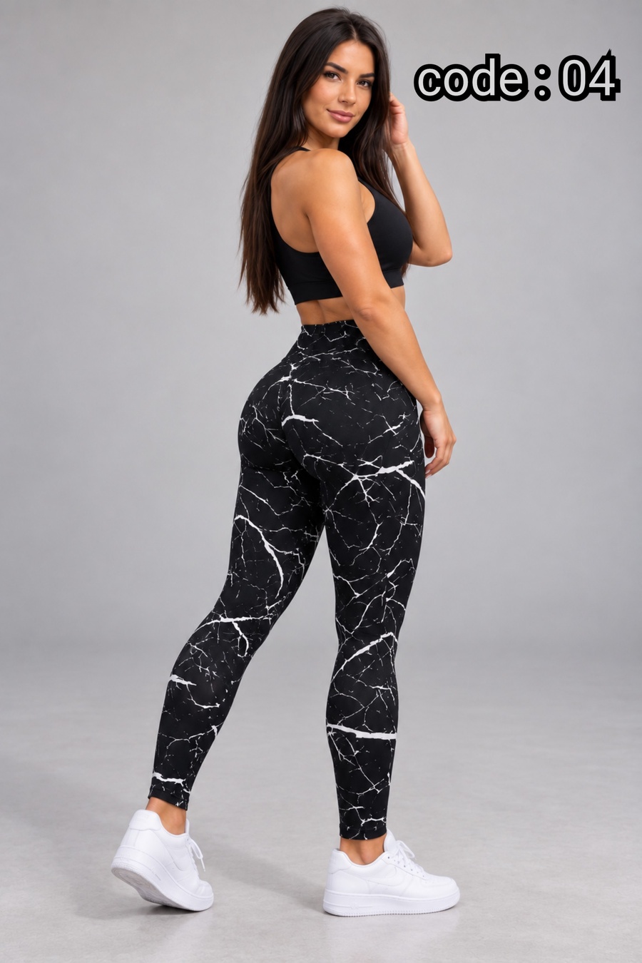 ليجن  بخصر مريح ‏Tiger High-Waist Leggings