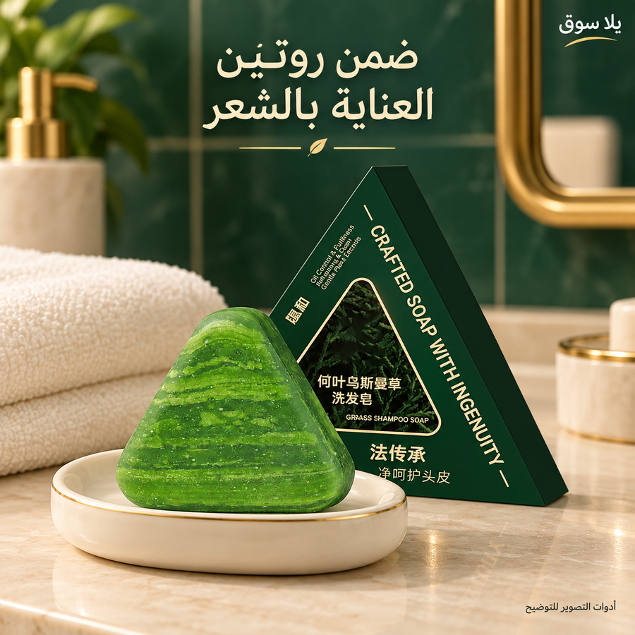 صابونة أوزمان الطبيعية لكثافة الشعر