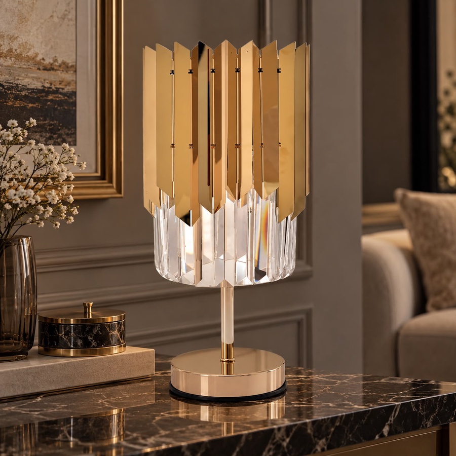 CRY.TABLE LAMP MODEL - 85336