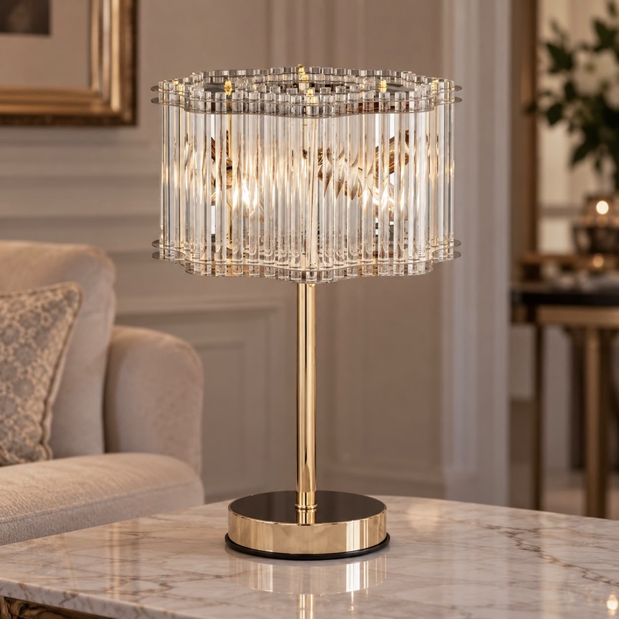 CRY.TABLE LAMP MODEL - 01336
