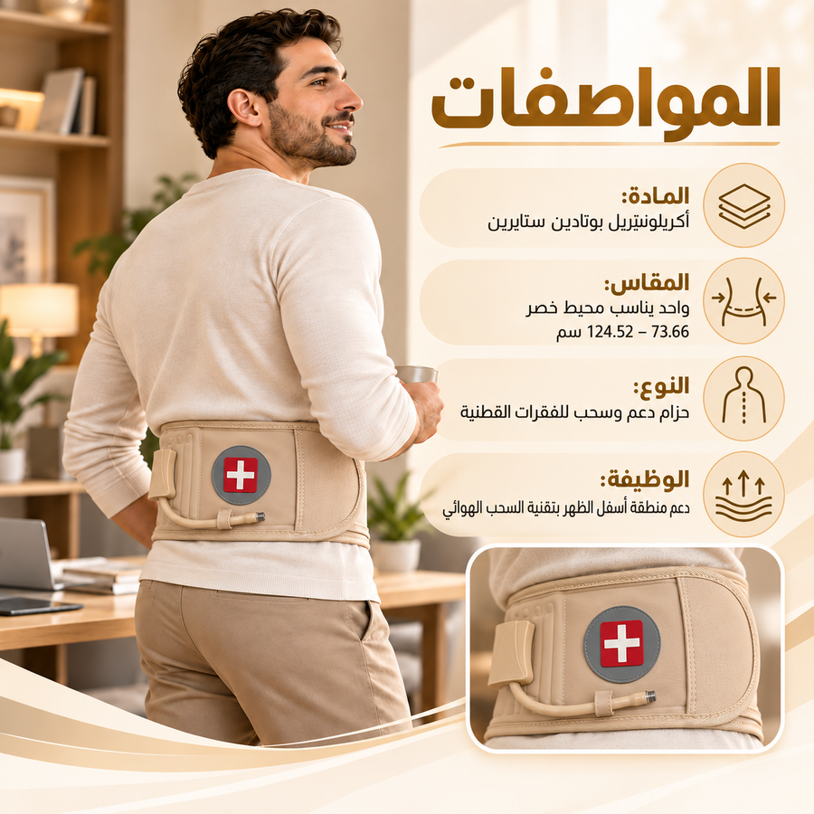 مواصفات حزام دعم أسفل الظهر