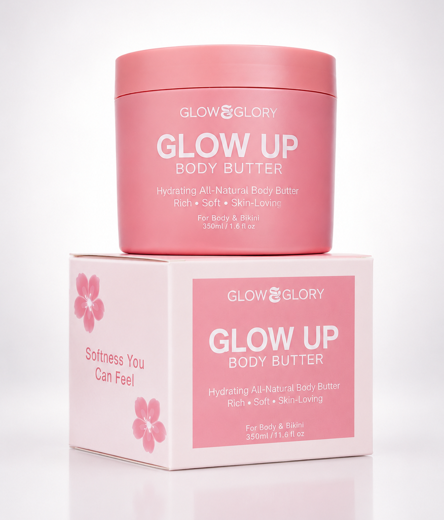 Glow Up Butter - زبدة للجسم و البكيني للترطيب و التفتيح 